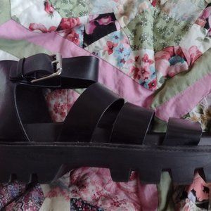 H&M black sandals